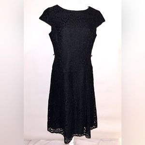 Anne Klein Black Lace Dress Size 12